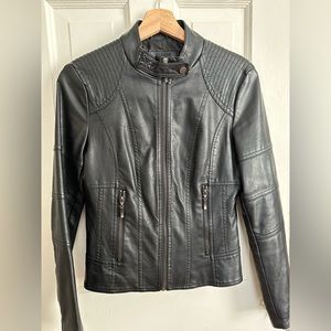 Max Studio Faux Leather Jacket Size XS